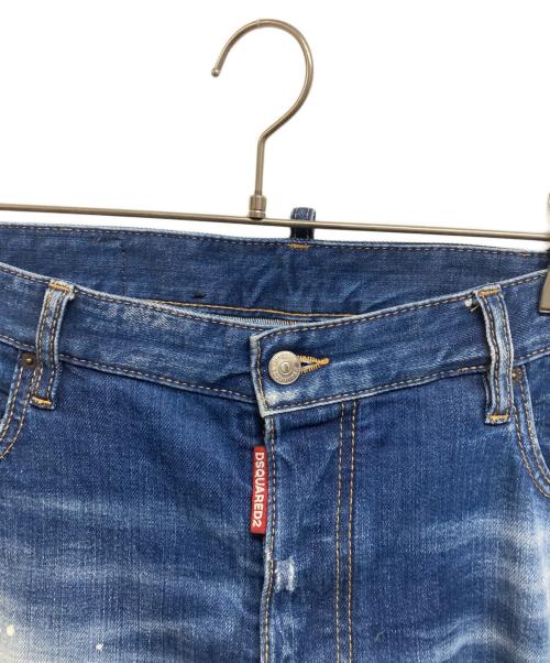 DSQUARED2（ディースクエアード）DSQUARED2 (ディースクエアード) Tidy Biker Jean インディゴ サイズ:54の古着・服飾アイテム