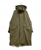 N.O.R.Cノーク）の古着「ジップアップナイロンコート」｜カーキ