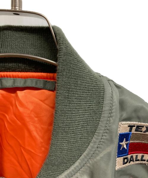 AVIREX（アヴィレックス）AVIREX (アヴィレックス) MA-1 TOP GUN CUSTOM フライトジャケット カーキ サイズ:Lの古着・服飾アイテム