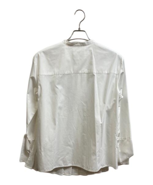 RAY BEAMS（レイ ビームス）RAY BEAMS (レイ ビームス) プリーツラップシャツ ホワイト サイズ:-の古着・服飾アイテム