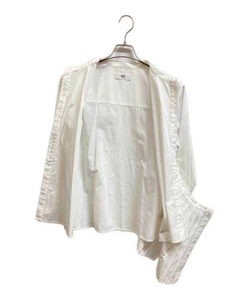 RAY BEAMS（レイ ビームス）RAY BEAMS (レイ ビームス) プリーツラップシャツ ホワイト サイズ:-の古着・服飾アイテム