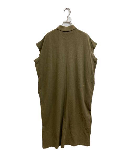 45R（フォーティファイブ・アール）45R (フォーティファイブ・アール) ジンバカノコの33色ポロドレス グリーン サイズ:ーの古着・服飾アイテム