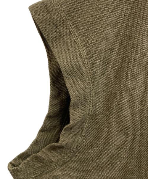 45R（フォーティファイブ・アール）45R (フォーティファイブ・アール) ジンバカノコの33色ポロドレス グリーン サイズ:ーの古着・服飾アイテム