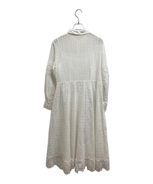 ANAYI（アナイ）ANAYI (アナイ) エンブロイダリーシャツワンピース ホワイト サイズ:38の古着・服飾アイテム