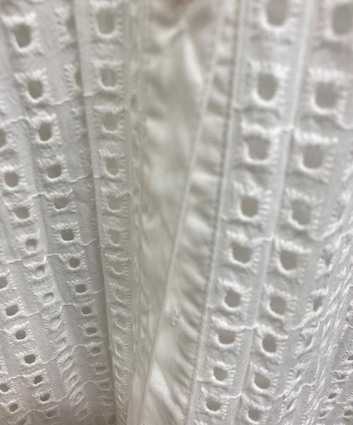 ANAYI（アナイ）ANAYI (アナイ) エンブロイダリーシャツワンピース ホワイト サイズ:38の古着・服飾アイテム