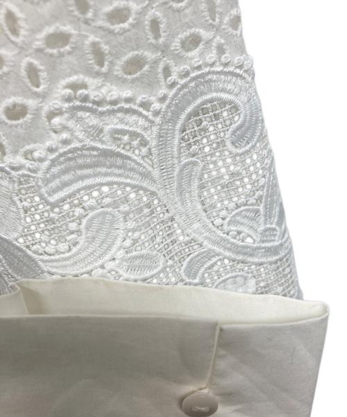 ANAYI（アナイ）ANAYI (アナイ) エンブロイダリーシャツワンピース ホワイト サイズ:38の古着・服飾アイテム