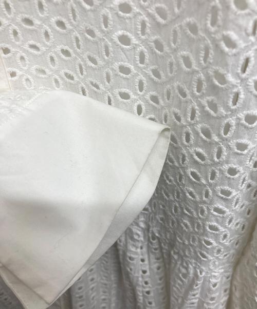 ANAYI（アナイ）ANAYI (アナイ) エンブロイダリーシャツワンピース ホワイト サイズ:38の古着・服飾アイテム