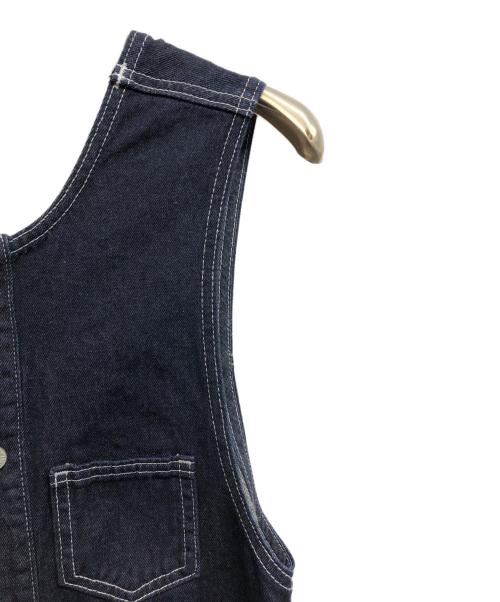 Something（サムシング）Something (サムシング) 別注バタフライサロペットスカート ネイビー サイズ:Freeの古着・服飾アイテム