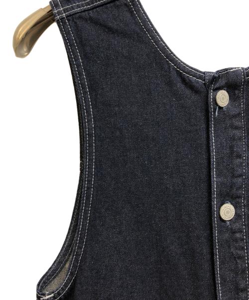 Something（サムシング）Something (サムシング) 別注バタフライサロペットスカート ネイビー サイズ:Freeの古着・服飾アイテム