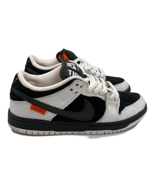 NIKE SB（ナイキエスビー）NIKE SB (ナイキエスビー) TIGHTBOOTH PRODUCTION (タイトブースプロダクション) Dunk Low Pro QS ホワイト×ブラック サイズ:US4の古着・服飾アイテム