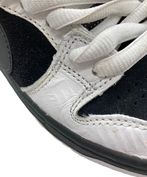 NIKE SB（ナイキエスビー）NIKE SB (ナイキエスビー) TIGHTBOOTH PRODUCTION (タイトブースプロダクション) Dunk Low Pro QS ホワイト×ブラック サイズ:US4の古着・服飾アイテム