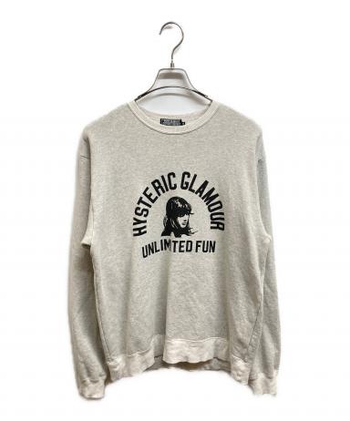 美品 HYSTERIC GLAMOUR グレー スウェット 綿 手洗い可 日本製 中古・古着通販】Hysteric Glamour (ヒステリックグラマー) UNLIMITED