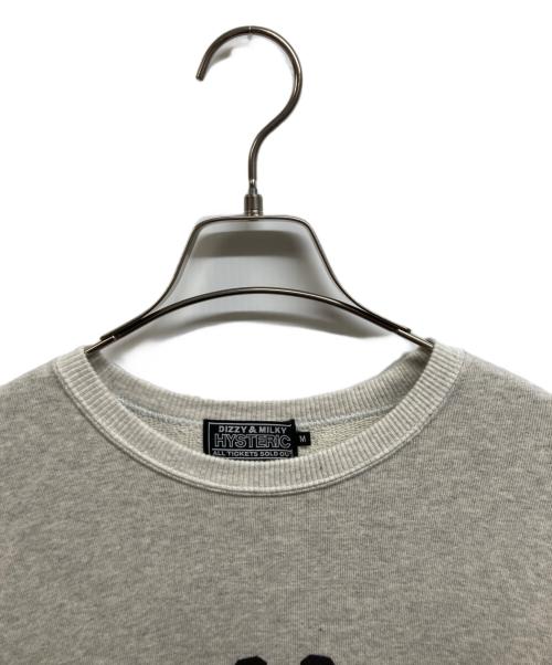 Hysteric Glamour（ヒステリックグラマー）Hysteric Glamour (ヒステリックグラマー) UNLIMITED FUN スウェット グレー サイズ:Ｍの古着・服飾アイテム