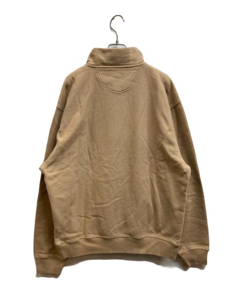 stussy（ステューシー）stussy (ステューシー) Stock Logo Mock ベージュ サイズ:XLの古着・服飾アイテム