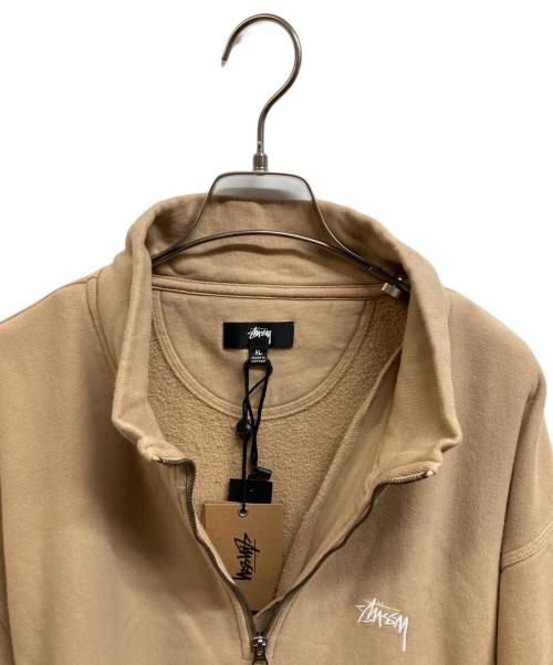 stussy（ステューシー）stussy (ステューシー) Stock Logo Mock ベージュ サイズ:XLの古着・服飾アイテム