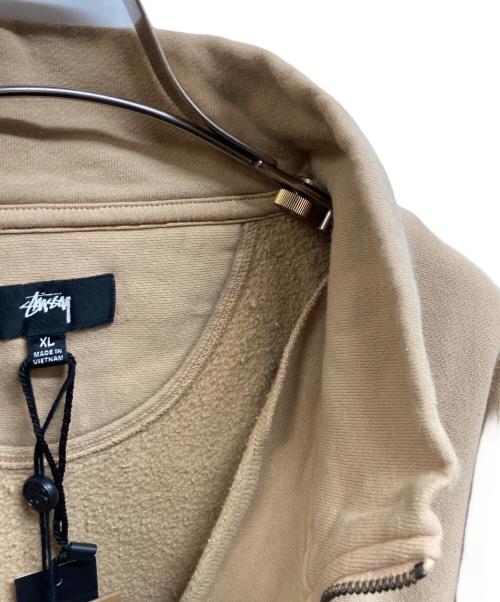 stussy（ステューシー）stussy (ステューシー) Stock Logo Mock ベージュ サイズ:XLの古着・服飾アイテム