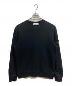 STONE ISLANDストーンアイランド）の古着「Cotton Round Neck Long Sleeves」｜ブラック