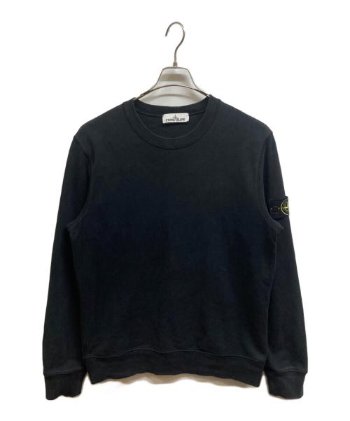 STONE ISLAND（ストーンアイランド）STONE ISLAND (ストーンアイランド) Cotton Round Neck Long Sleeves ブラック サイズ:Mの古着・服飾アイテム