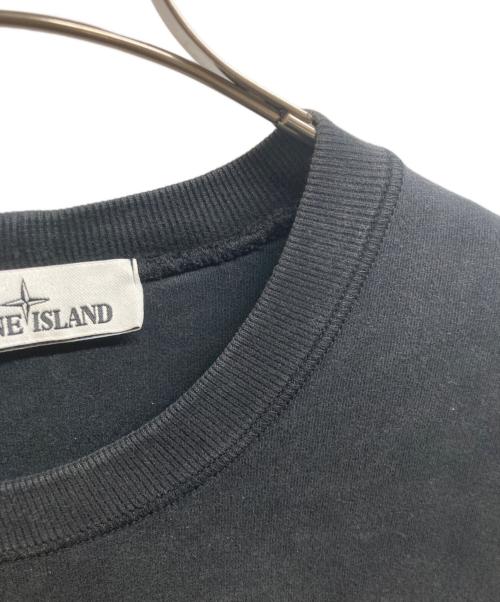 STONE ISLAND（ストーンアイランド）STONE ISLAND (ストーンアイランド) Cotton Round Neck Long Sleeves ブラック サイズ:Mの古着・服飾アイテム