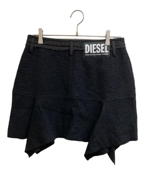 DIESEL（ディーゼル）DIESEL (ディーゼル) スカート ブラック サイズ:29 未使用品の古着・服飾アイテム