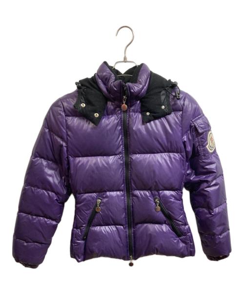 MONCLER（モンクレール）MONCLER (モンクレール) BADIA DOWN HOODIE パープルの古着・服飾アイテム
