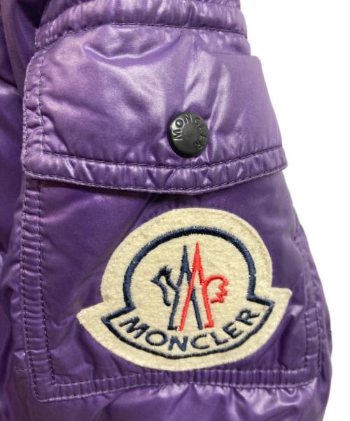 MONCLER（モンクレール）MONCLER (モンクレール) BADIA DOWN HOODIE パープルの古着・服飾アイテム