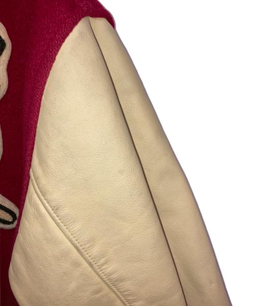 skookum（スクーカム）SKOOKUM (スクーカム) スタジャン レッド サイズ:Lの古着・服飾アイテム