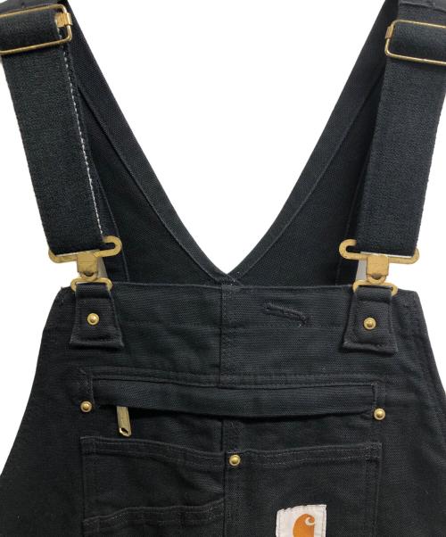 CarHartt（カーハート）CarHartt (カーハート) DUCK BIB OVERALLS ブラック サイズ:36×32の古着・服飾アイテム