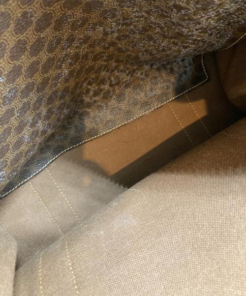 CELINE（セリーヌ）CELINE (セリーヌ) マカダム柄トートバッグ ブラウンの古着・服飾アイテム