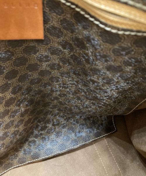 CELINE（セリーヌ）CELINE (セリーヌ) マカダム柄トートバッグ ブラウンの古着・服飾アイテム