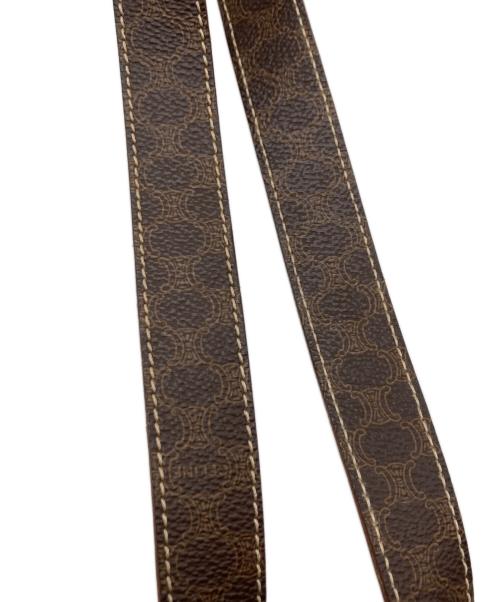 CELINE（セリーヌ）CELINE (セリーヌ) マカダム柄トートバッグ ブラウンの古着・服飾アイテム