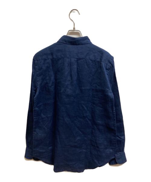 POLO RALPH LAUREN（ポロ・ラルフローレン）POLO RALPH LAUREN (ポロ・ラルフローレン) リネンシャツ ネイビー サイズ:S/P 未使用品の古着・服飾アイテム
