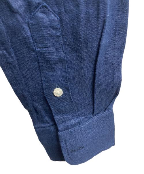 POLO RALPH LAUREN（ポロ・ラルフローレン）POLO RALPH LAUREN (ポロ・ラルフローレン) リネンシャツ ネイビー サイズ:XS/TPの古着・服飾アイテム