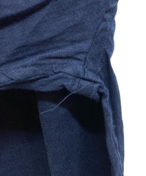 POLO RALPH LAUREN（ポロ・ラルフローレン）POLO RALPH LAUREN (ポロ・ラルフローレン) リネンシャツ ネイビー サイズ:XS/TPの古着・服飾アイテム