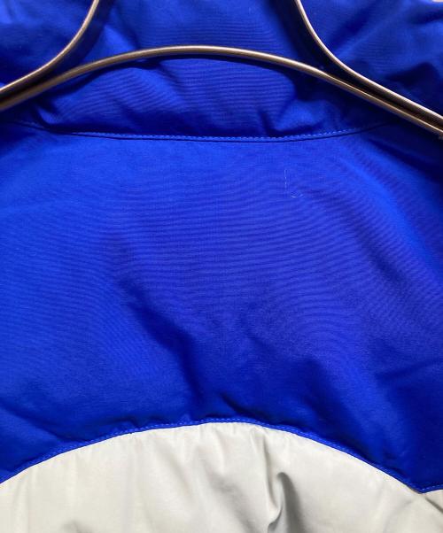 Patagonia（パタゴニア）Patagonia (パタゴニア) Reversible Bivy Down Vest ブルー×ベージュ サイズ:Mの古着・服飾アイテム