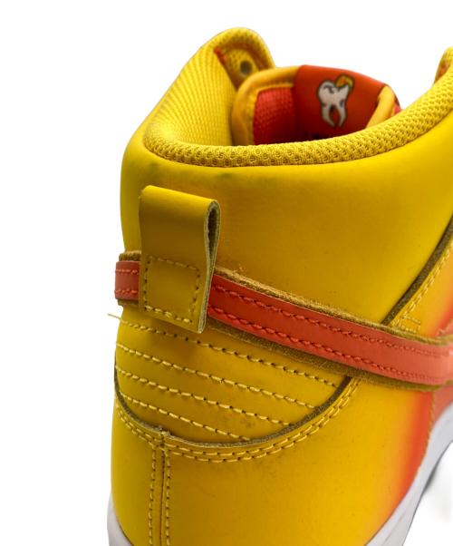 NIKE SB（ナイキエスビー）NIKE SB (ナイキエスビー) DUNK HIGH PRO オレンジ×ホワイト サイズ:US10の古着・服飾アイテム