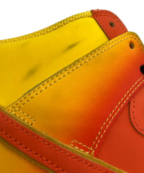 NIKE SB（ナイキエスビー）NIKE SB (ナイキエスビー) DUNK HIGH PRO オレンジ×ホワイト サイズ:US10の古着・服飾アイテム