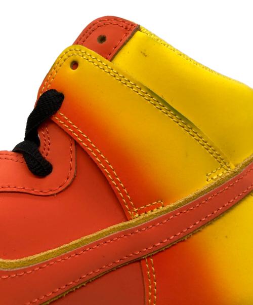 NIKE SB（ナイキエスビー）NIKE SB (ナイキエスビー) DUNK HIGH PRO オレンジ×ホワイト サイズ:US10の古着・服飾アイテム