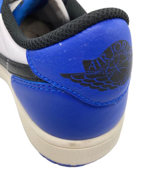 NIKE（ナイキ）NIKE (ナイキ) AIR JORDAN 1 RETRO LOW OG ローカットスニーカー WHITE/BLACK-GAME ROY サイズ:US9の古着・服飾アイテム