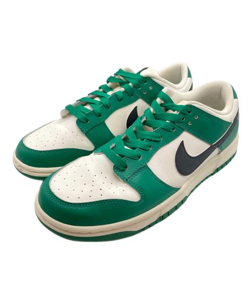 NIKE（ナイキ）NIKE (ナイキ) DUNK LOW RETRO SE ホワイト×グリーン サイズ:US9の古着・服飾アイテム