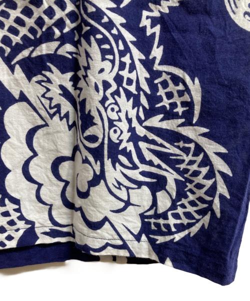 RUDE GALLERY（ルードギャラリー）RUDE GALLERY (ルードギャラリー) ノーカラーシャツ ネイビー サイズ:4の古着・服飾アイテム