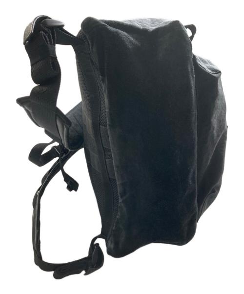 STONE ISLAND（ストーンアイランド）STONE ISLAND (ストーンアイランド) STRONG NYLON TWILL BACKPACK ブラックの古着・服飾アイテム