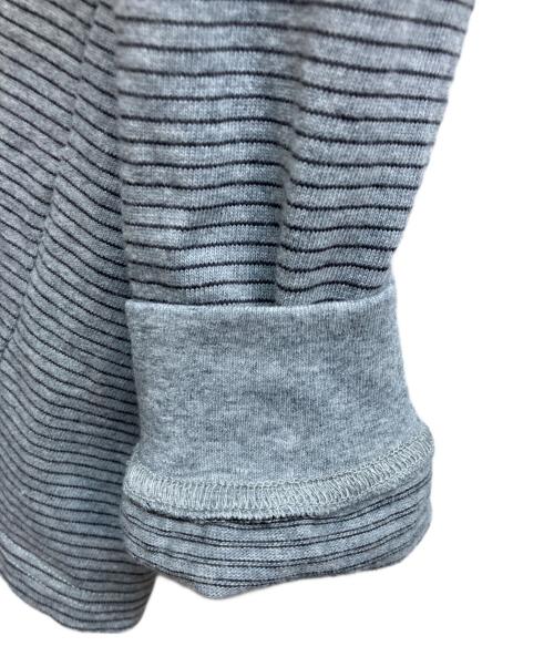 ENNOY（エンノイ）ENNOY (エンノイ) L S BORDER T-SHIRTS グレー サイズ:Sの古着・服飾アイテム