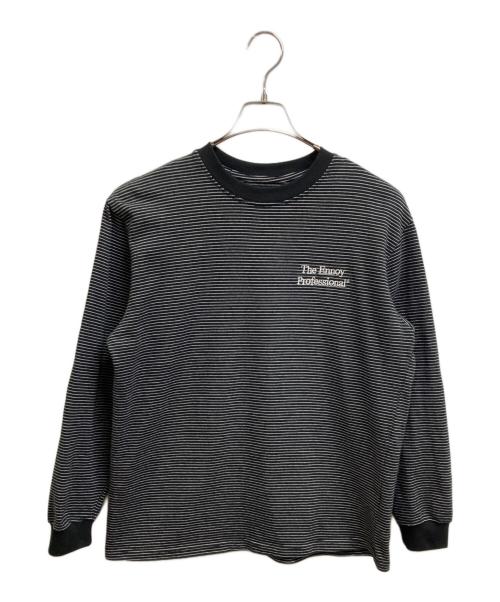 ENNOY（エンノイ）ENNOY (エンノイ) L S BORDER T-SHIRTS ブラック サイズ:Sの古着・服飾アイテム