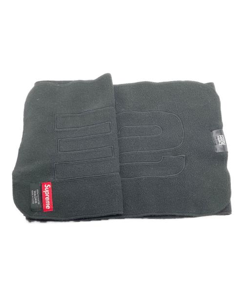 SUPREME（シュプリーム）Supreme (シュプリーム) 17FW Polartec Logo Scarf ブラックの古着・服飾アイテム