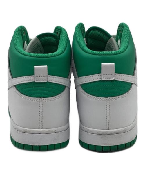 NIKE（ナイキ）NIKE (ナイキ) DUNK HI RETRO BTTYS ホワイト×グリーン サイズ:28.5の古着・服飾アイテム