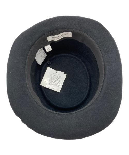 kijima takayuki（キジマタカユキ）kijima takayuki (キジマタカユキ) ラビットヘア フェルトハット ブラック サイズ:3の古着・服飾アイテム