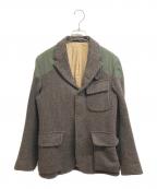 NIGEL CABOURN×Harris Tweedナイジェルケーボン×ハリスツイード）の古着「MALLORY JACKET」｜ブラウン