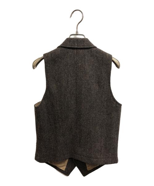 NIGEL CABOURN（ナイジェルケーボン）NIGEL CABOURN (ナイジェルケーボン) Harris Tweed (ハリスツイード) MALLORY VEST ブラウン サイズ:46の古着・服飾アイテム