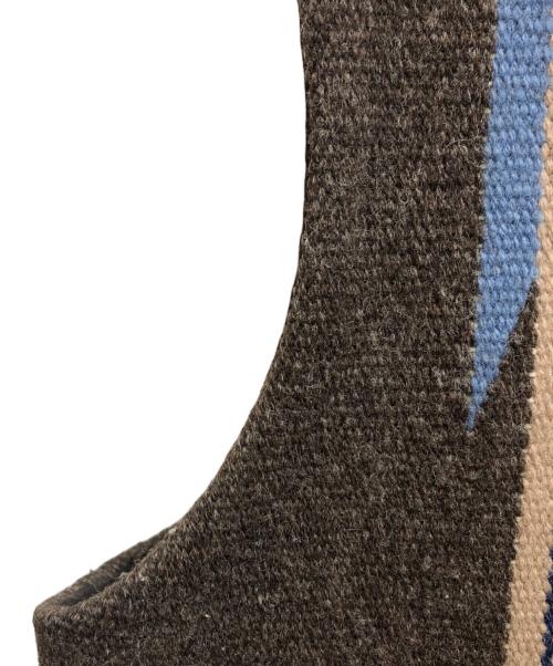 CENTINELA（センチネラ）CENTINELA (センチネラ) MUSHMANS (マッシュマンズ) CHIMAYO VEST ブラウン サイズ:36の古着・服飾アイテム